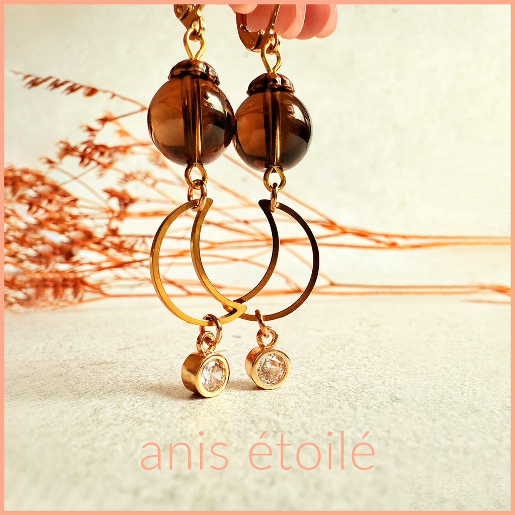 Boucles d'oreilles Anis Étoilé