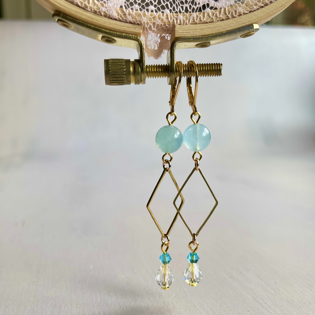 Boucles d'oreilles Eau-de-Mer