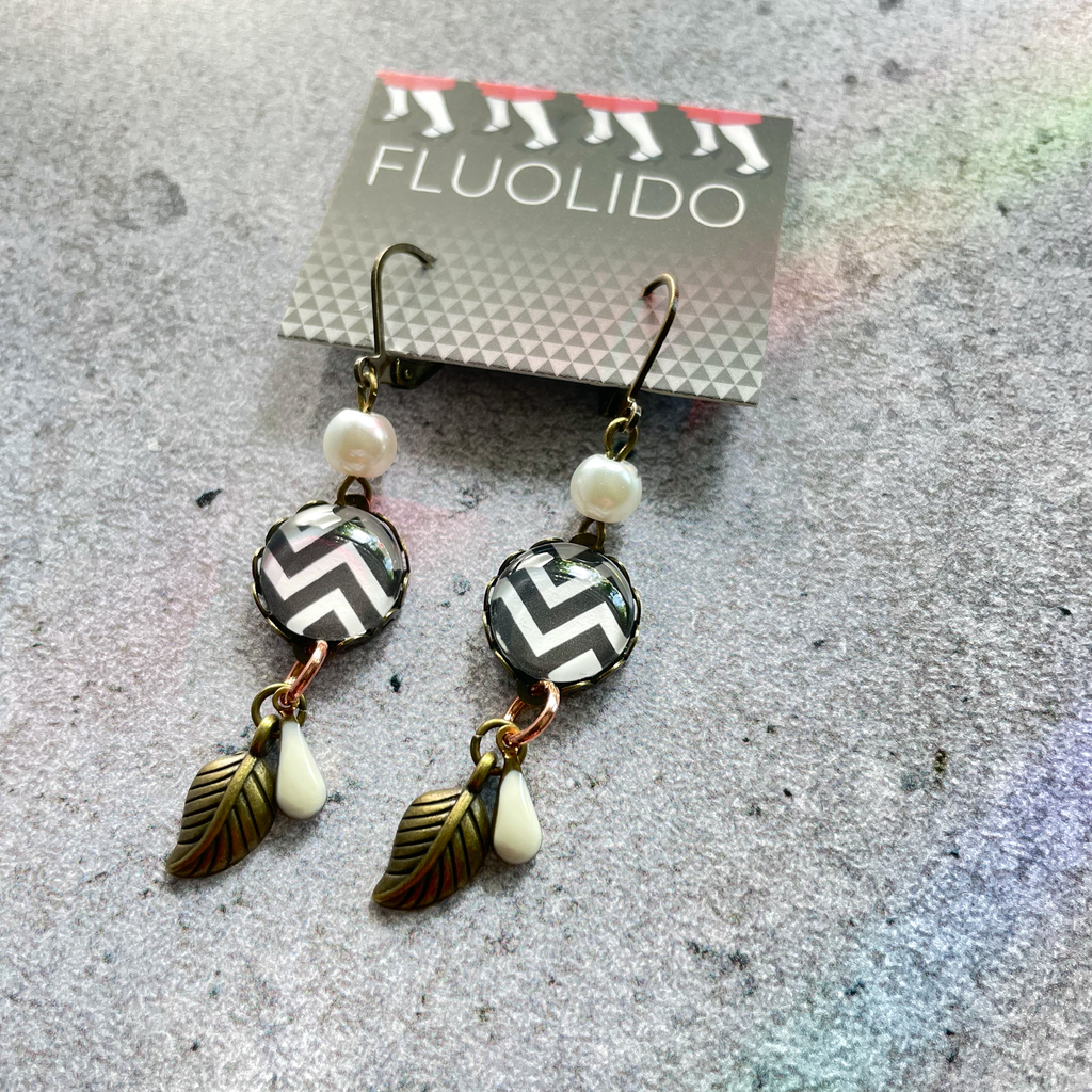 Boucles d'oreilles Pop Noir