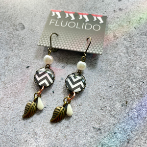 Boucles d'oreilles Pop Noir