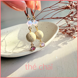 Boucles d'oreilles Thé Chaï