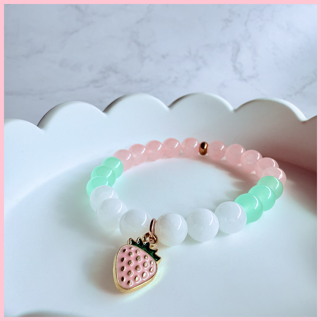 Bracelet Rose-Fraise