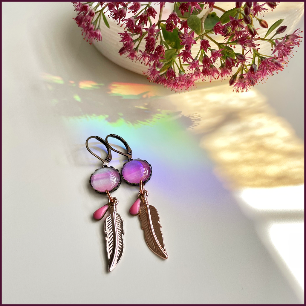 Boucles d'oreilles Fin d'été