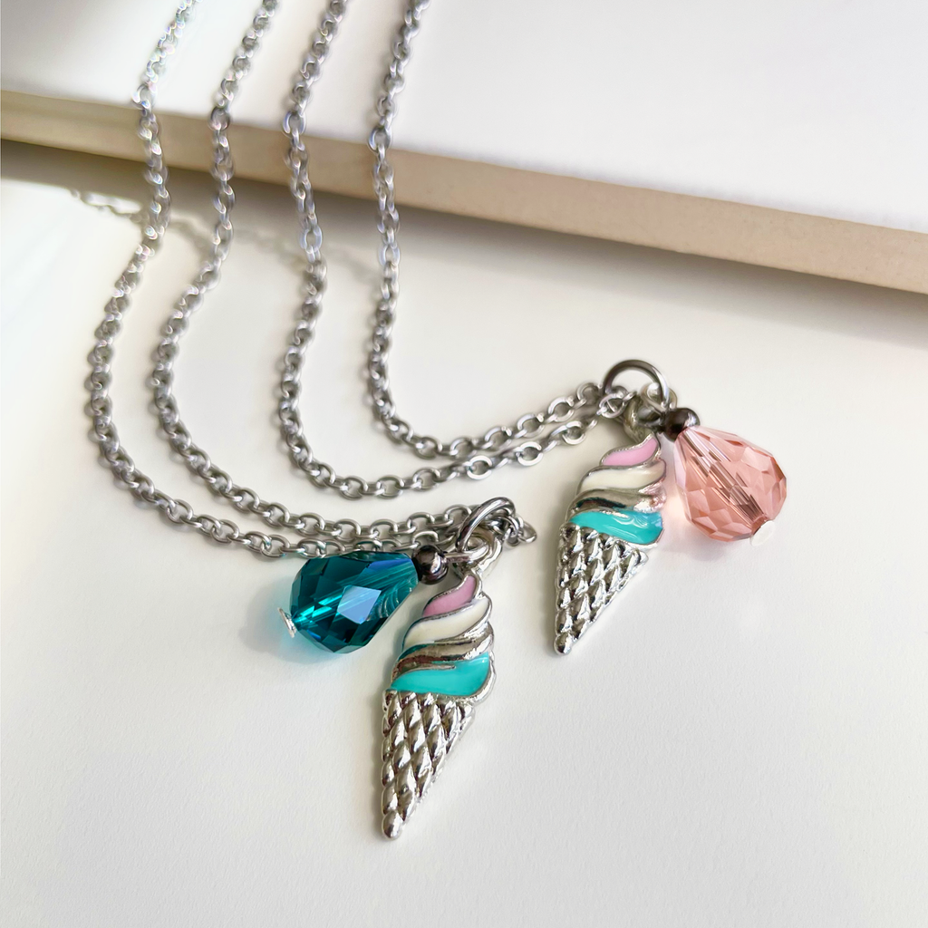 Collier court Dreamy ARGENT