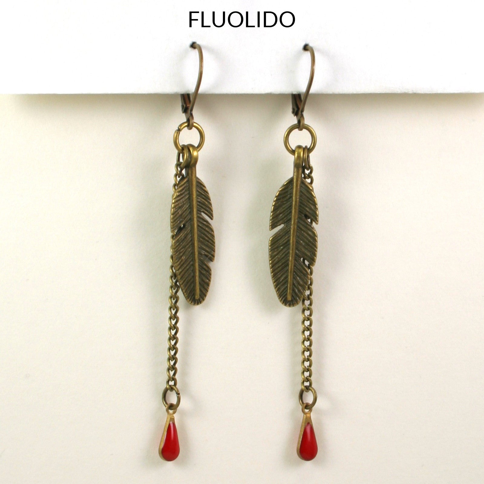 Boucles d'oreilles Les Plumes d'Anne-Marie