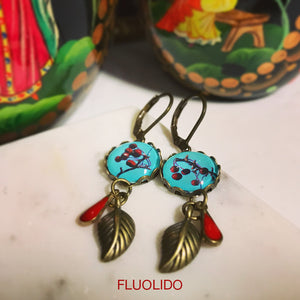 Boucles d'oreilles Fruit rouge