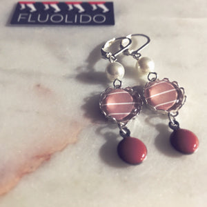 Boucles d'oreilles Matin d'hiver (argent)