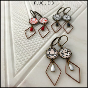 Boucles d'oreilles Motif Amérindien (3 modèles)